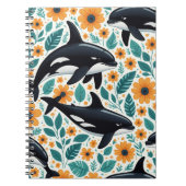 Blumenorca Spiral Foto Notebook Notizblock (Vorderseite)