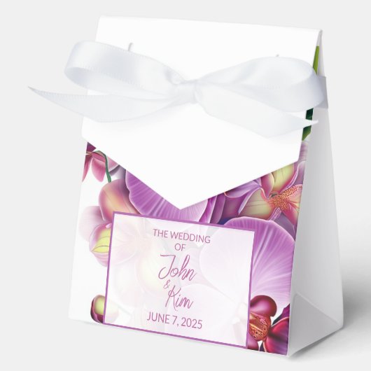 Blumenorchideen Geschenkschachtel (Vorderseite)