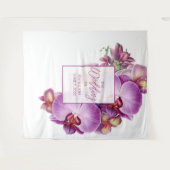 Blumenorchideen - Hintergrund Wandteppich (Vorderseite (Horizontal))