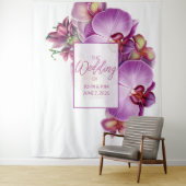 Blumenorchideen - Hintergrund Wandteppich (Beispiel)