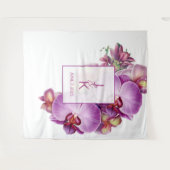 Blumenorchideen - Hintergrund Wandteppich (Vorderseite (Horizontal))