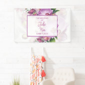 Blumenorchideen Hochzeitsbanner Banner (Insitu)