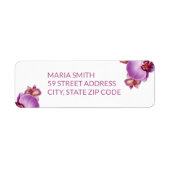 Blumenorchideen - Rücksendeadresse (Vorne)