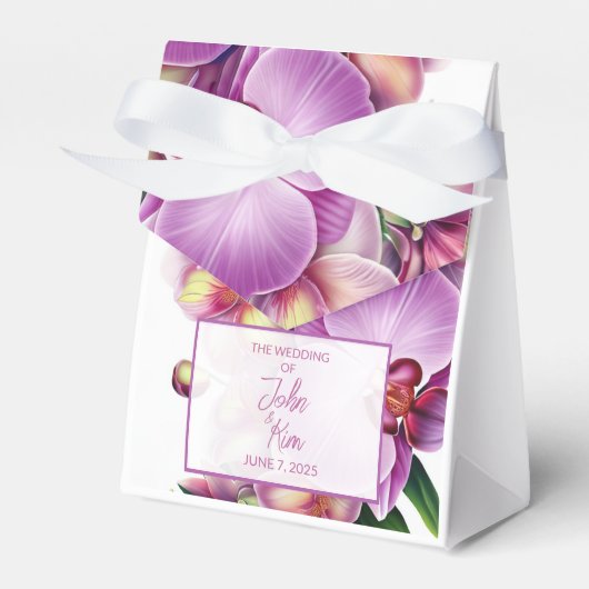 Blumenorchippe Geschenkschachtel (Vorderseite)