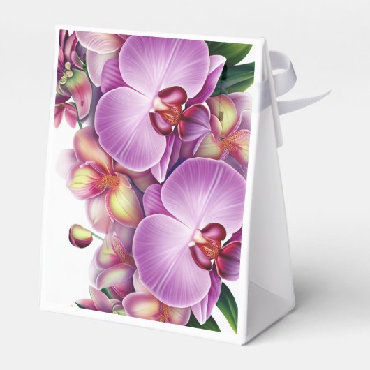 Blumenorchippe Geschenkschachtel (Rückseite)