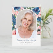 Blumenorden der Beerdigung des Fotos Programm (Stehend Vorderseite)