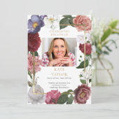 Blumenorden des Beerdigungsprogramms für das Foto Programm (Stehend Vorderseite)