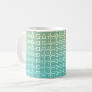 Blumenornament, Farbverlauf Kaffeetasse