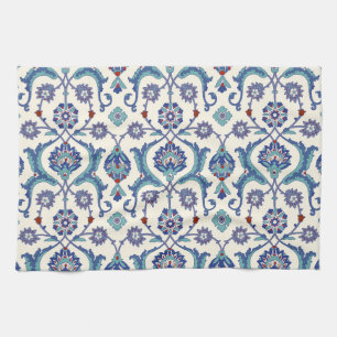 Blumenornament: Traditionelles arabisches Muster. Geschirrtuch