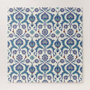 Blumenornament: Traditionelles arabisches Muster. Puzzle