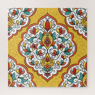 Blumenornament: Türkische indische Motive. Puzzle