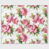 BLUMENPackpapier Geschenkpapier (Flach)