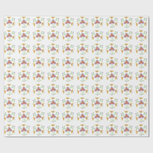 BlumenPackpapier Geschenkpapier (Flach)