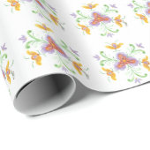 BlumenPackpapier Geschenkpapier (Rolleneckpunkt)