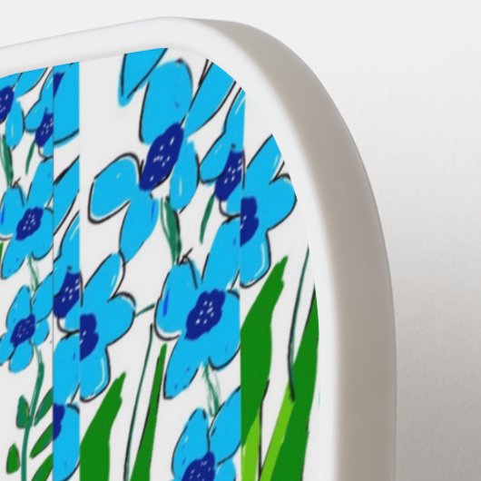 Blumenpaddel, farbenfroh pickleball schläger (Linke Seite)