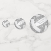 Blumenpaisley Federn Doodles Grauvolleyball Konfetti (Vorderseiten)