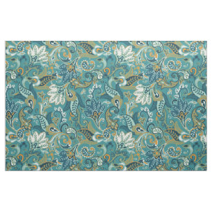 Blumenpaisley-Gewebe Stoff