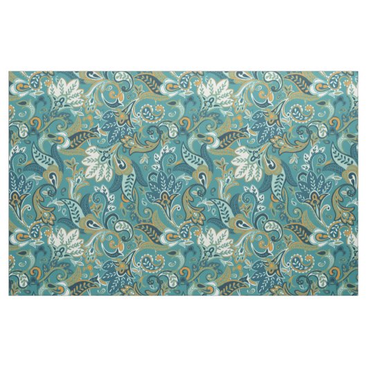 Blumenpaisley-Gewebe Stoff (Fat Quarter (45,7 x 55,9 cm))