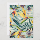 Blumenpalme Einladung (Rückseite)