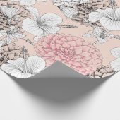 Blumenpapier, 30 cm x 2 m geschenkpapier (Ecke)