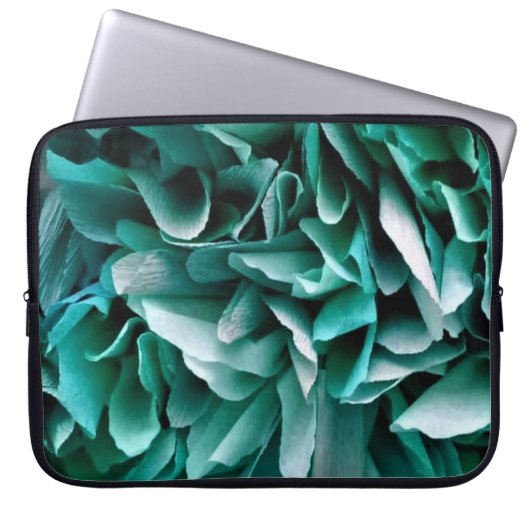 Blumenpapier-Blume Laptopschutzhülle (Vorderseite)