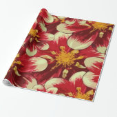 Blumenpapier, Blumenpapier Geschenkpapier (Ungerollt)