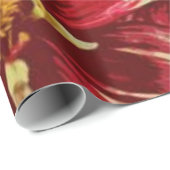 Blumenpapier, Blumenpapier Geschenkpapier (Rolleneckpunkt)