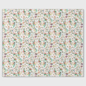 Blumenpapier, Blumenpapier Geschenkpapier (Flach)