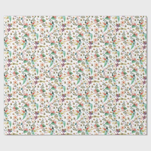 Blumenpapier, Blumenpapier Geschenkpapier (Flach)