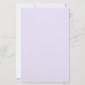 Blumenpapier Briefpapier (Rückseite)