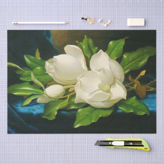 Blumenpapier der Riesenmagnolia-Blume Seidenpapier (Handwerk)