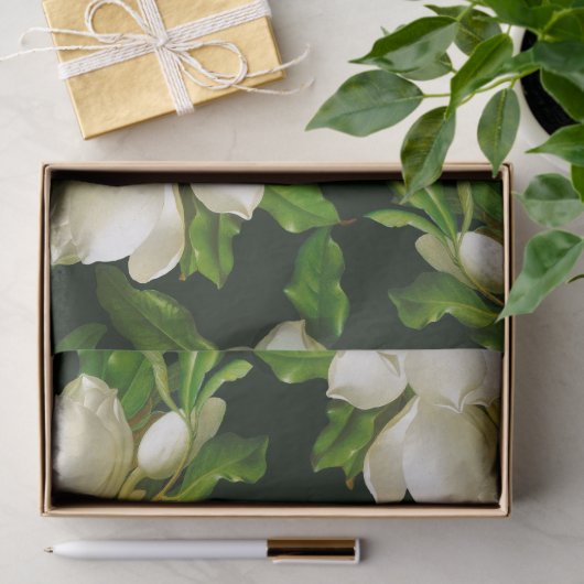 Blumenpapier der Riesenmagnolia-Blume Seidenpapier (Geschenk)