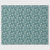 Blumenpapier Frühling Schnee Verpackung Geschenkpapier (Flach)