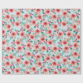 Blumenpapier für Babydusche Geschenkpapier (Flach)