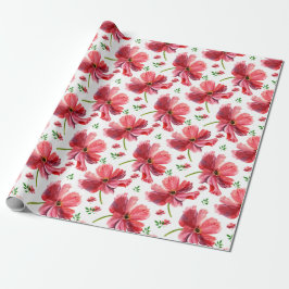 Blumenpapier für Wasserfarben Geschenkpapier