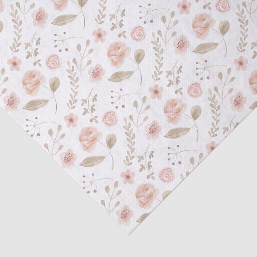 Blumenpapier für Wasserfarben Seidenpapier (Ausschnitt)