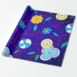Blumenpapier Geschenkpapier