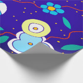 Blumenpapier Geschenkpapier (Ecke)