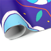 Blumenpapier Geschenkpapier (Rolleneckpunkt)