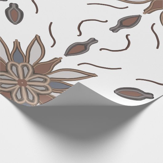 Blumenpapier Geschenkpapier (Ecke)