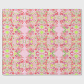 Blumenpapier Geschenkpapier (Flach)