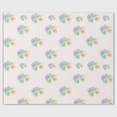 Blumenpapier Geschenkpapier (Flach)