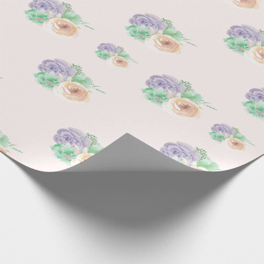 Blumenpapier Geschenkpapier (Ecke)