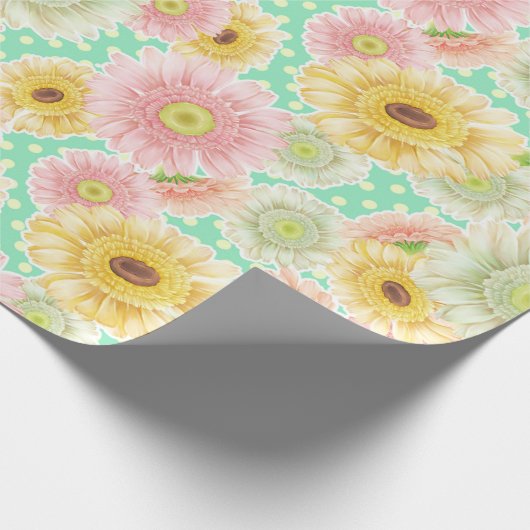 Blumenpapier Geschenkpapier (Ecke)