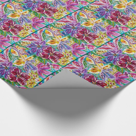 Blumenpapier Geschenkpapier (Ecke)