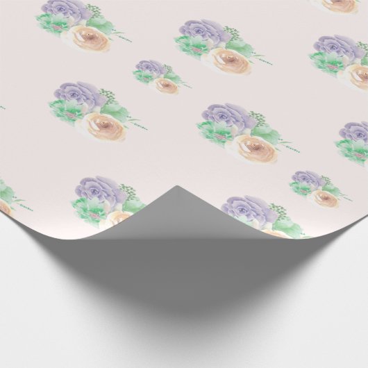 Blumenpapier Geschenkpapier (Ecke)