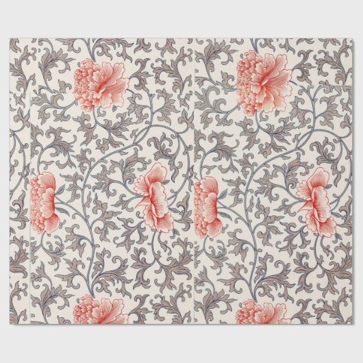 Blumenpapier Geschenkpapier (Flach)