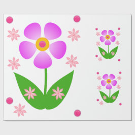 Blumenpapier Geschenkpapier