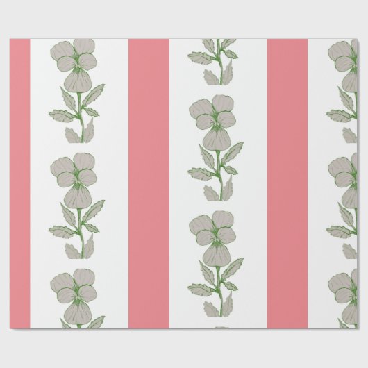 Blumenpapier Geschenkpapier (Flach)