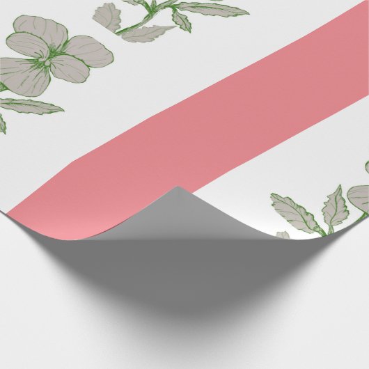 Blumenpapier Geschenkpapier (Ecke)